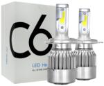 Techstar Set 2 LED-uri Auto Techstar® C6, H4, 36w, 3800 Lumeni, 6500K, AUTO, 12-24 Volti, COB (SKU2310)