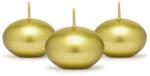 PartyDeco Lumânări plutitoare auriu metalic 4 cm 1 buc