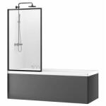 Rea Paravan de cada Rea Lagos negru 70x140 cm (5902557345182)